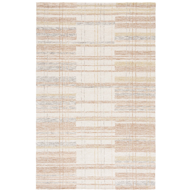 Metro Hand Tufted Performance Abstract Rug, Rectangle 5' x 8'