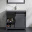 Ensemble de meuble-lavabo simple 36 "avec miroir Lileah-886506407