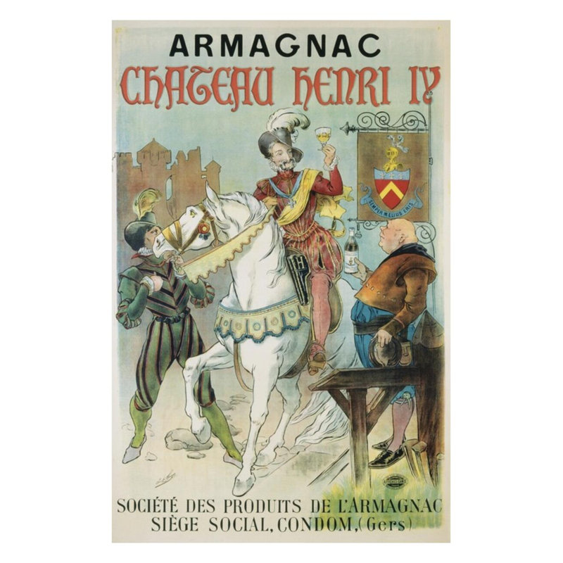 «Armagnac Chateau Henry IV» par Inconnu - Estampe numérique, H 28 po x l 22 po