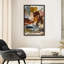 Abstrait expressionniste, palette de couleurs, art moderne, impression encadrée-172765679-172765676
