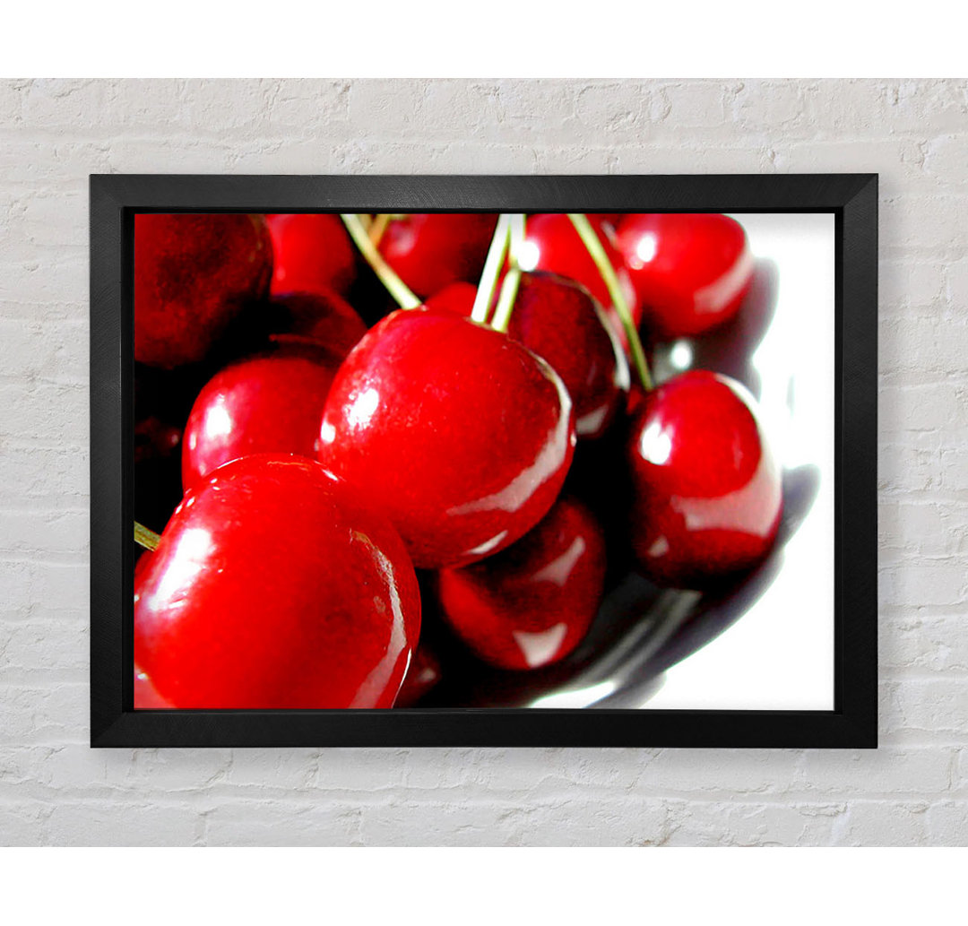 Red Cherry Treat - Einzelner Bilderrahmen Kunstdrucke