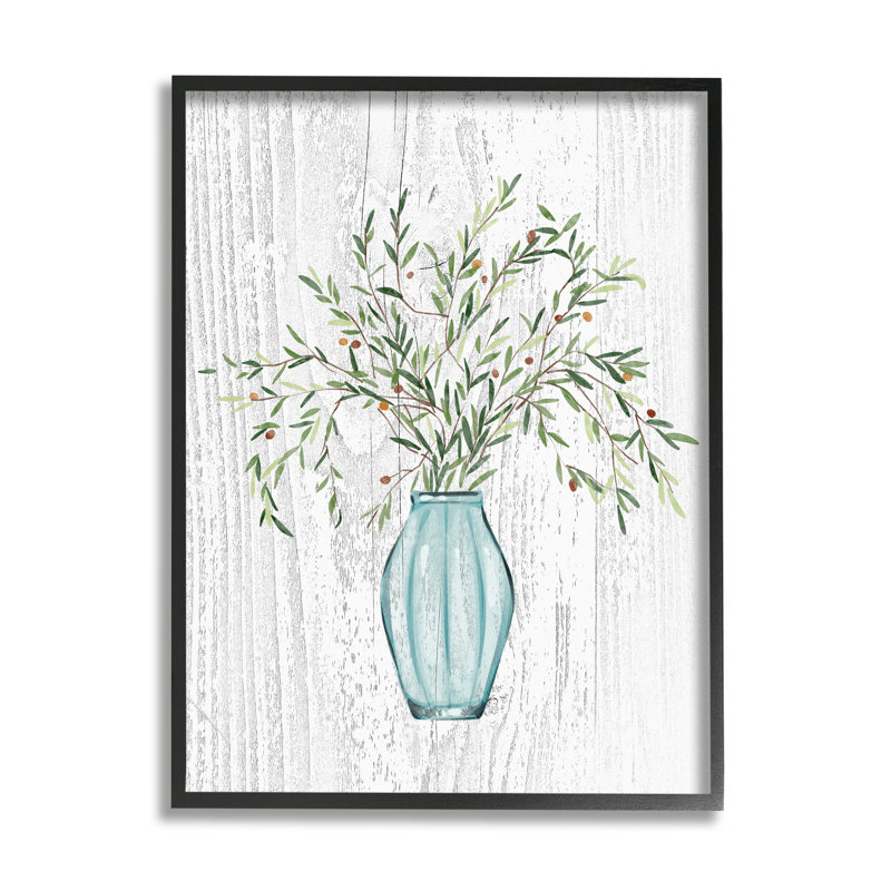 Plantes rustiques en herbe, Giclée encadrée noir minuit, H 14 po x l 11 po x P 1,5 po