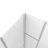 Flex 60" W x 34" D x 78" H Semi-Frameless Square Tub Enclosure with Fixed Panel and Base Included-84327408