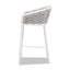  Tabouret de bar d'extérieur en aluminium 27,5 po
