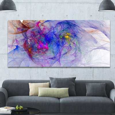 "Blue Mystic", impression psychédélique sur toile tendue