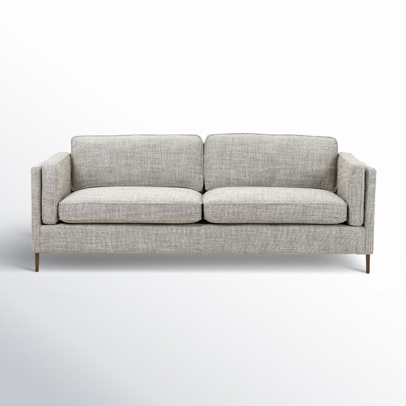 Canapé Carson, Mélange de polyester gris