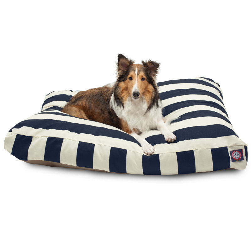 Lit pour animaux Majestic, Bleu marine, Grand (l 36 po x P 44 po x H 5 po)