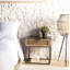 Ware 48cm W Metal Bedside Table