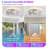 20" Flush Mount Caged Ceiling Fan with Lights and Remote Control-122513621-122513620