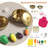 Play Kitchen Toy Set, Wooden Kids Kitchen Playset With Real Lights & Sounds