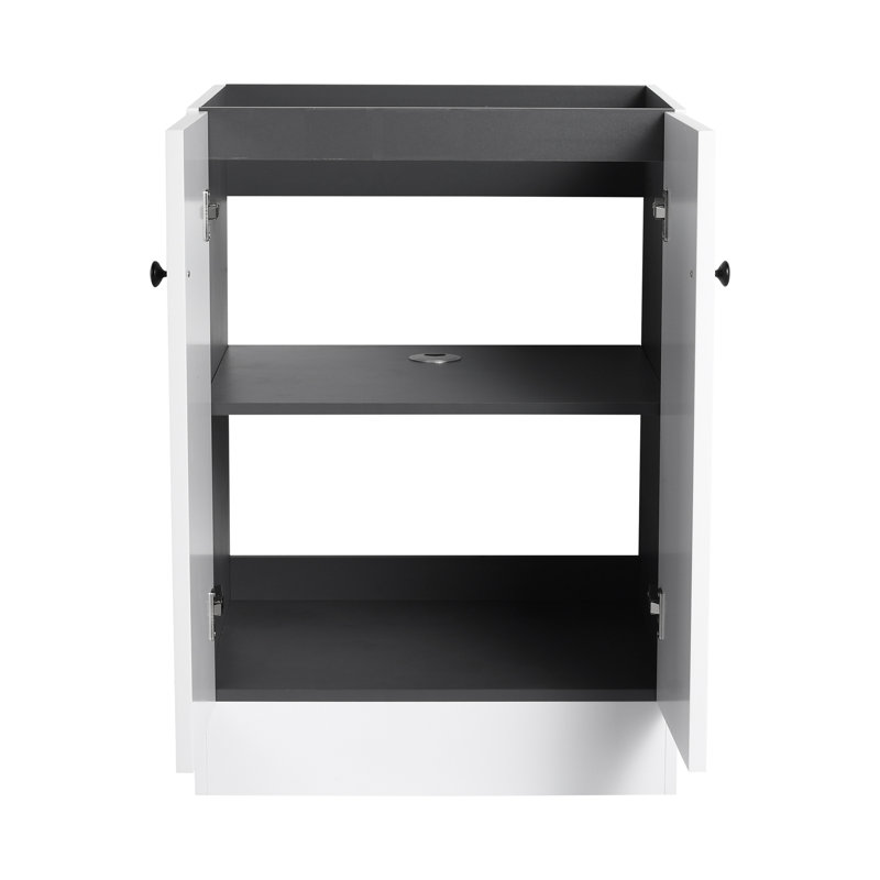 Freestanding Bathroom Vanity-Excluding Sink, White