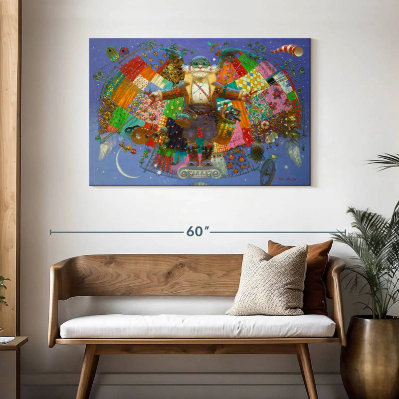 Optimist, 30" H x 45" W