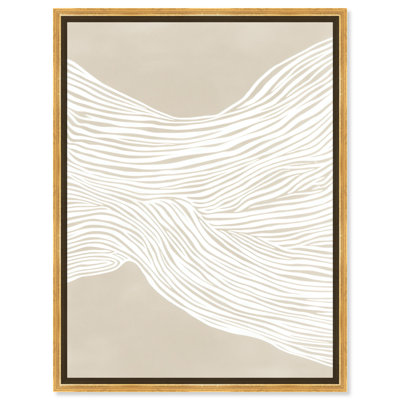 Alila Canvas Boho Minimalist Abstract Wall Art by Art Remedy