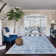 Bainville Oriental Machine Braided Rectangle Polyester Area Rug in Blue