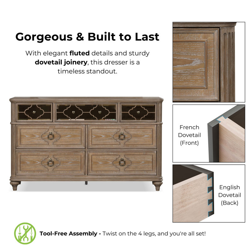 Cashawn 7-Drawer Dresser
