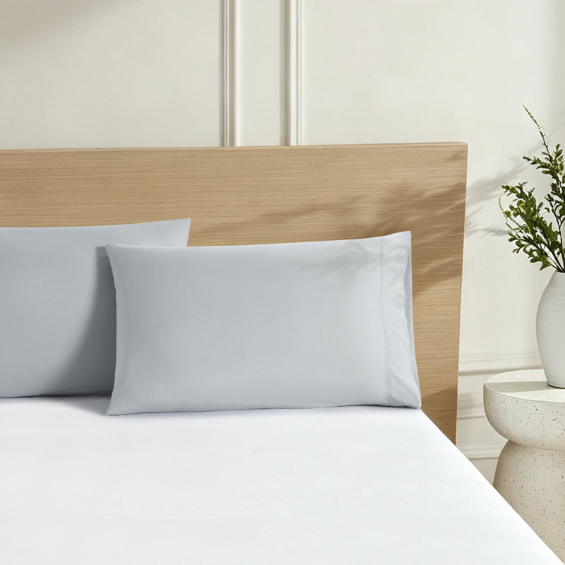 Taie d'oreiller en microfibre douce - Basics by Wayfair ™, Standard, Gris clair