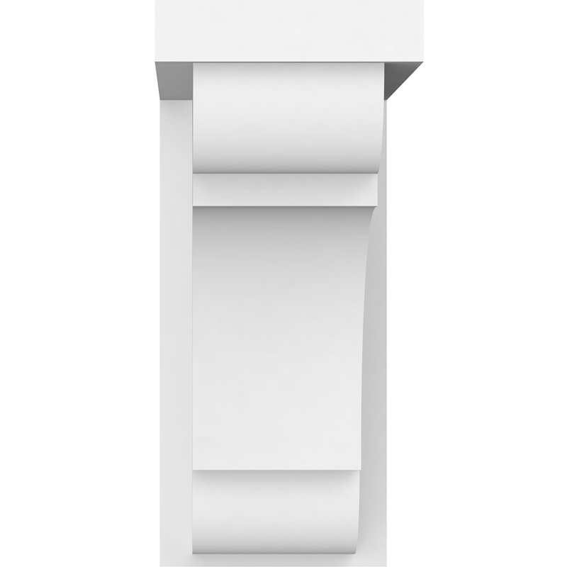 Support standard en PVC de qualité architecturale Bryant, H 8 po x l 3,5 po x p 8 po