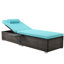 Chaise longue d'extérieur en osier PE 2 pièces Varnie-1470629387
