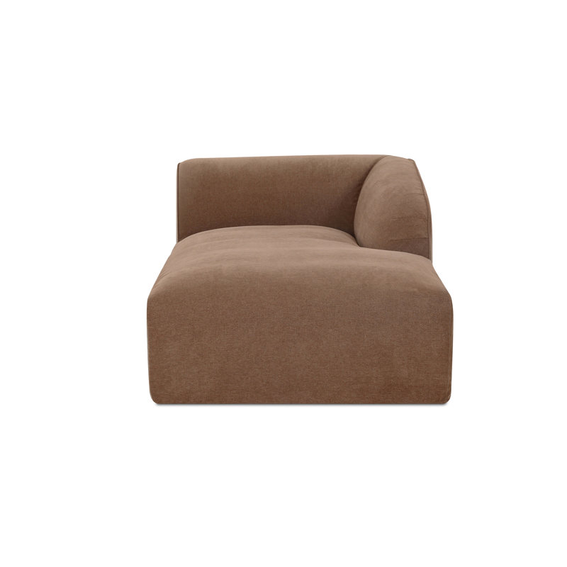 Chaise avec accoudoir à droite Wilde,  Latte Loft, toile