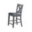 Carla 7Pc Counter-Height Dining Table And 6 Chairs Set, Gray Wood-117559218