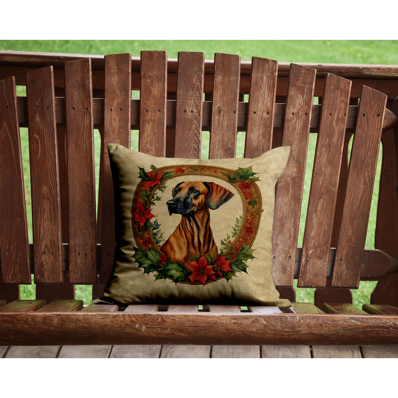 Coussin Christmas, 14 po x 14 po, Carré