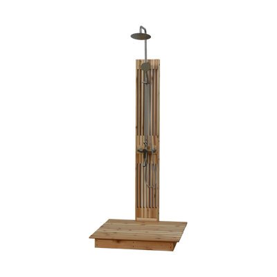 Cascade Floor Shower Polished