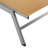 Dupree 77.5" Long Metal  Reclining Single Chaise Lounge with PVC-coated polyester Sling Seat and Armrests & Wheels-1926443899-1926443897