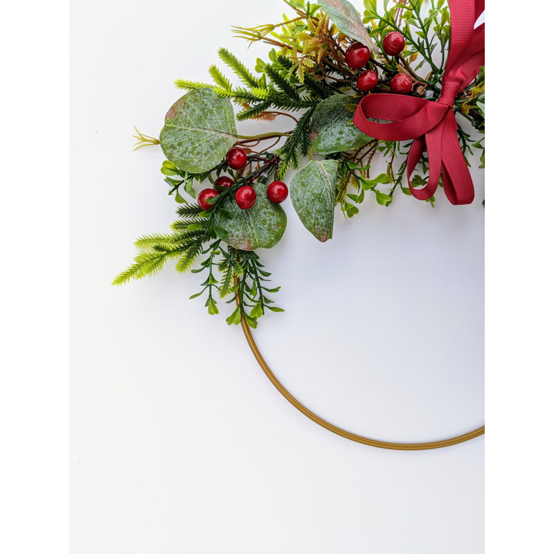 Couronne en polyester / soie 13 po Love Is Simple