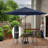 Pure Garden 9FT Outdoor Patio Umbrella, Navy Blue-1670914708