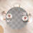 Ambesonne Abstract Fitted Round Tablecloth Dimgray Pale Grey-408200567