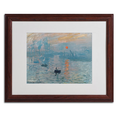 «Impression Sunrise» par Claude Monet - reproduction d'art sur toile