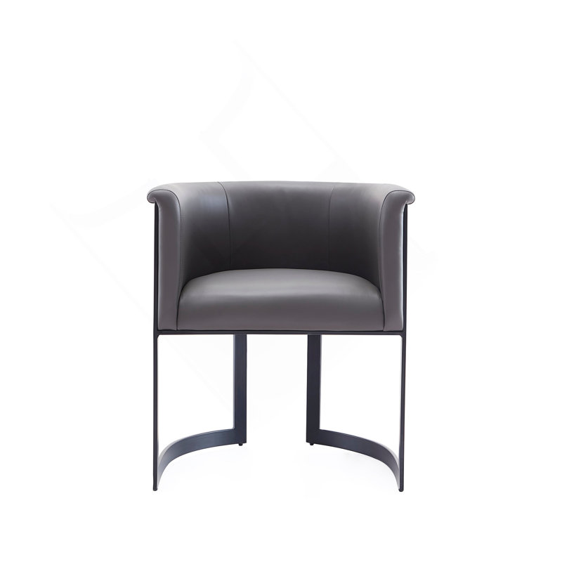 Chaise de salle à manger en graphite