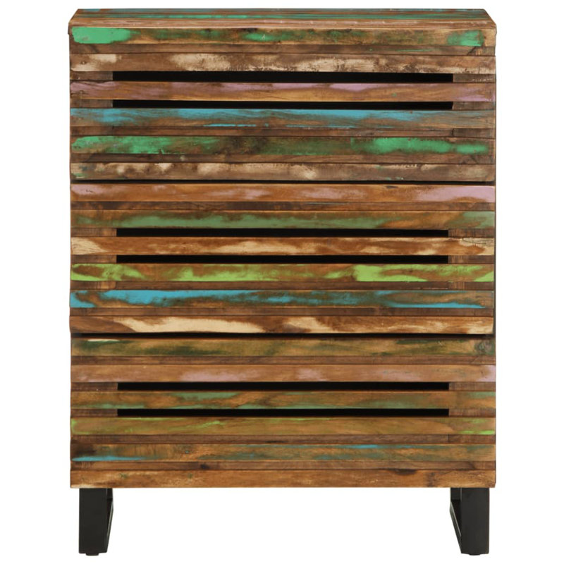 Briseis 60cm W 3 - Drawer Chest of Drawers, Brown, white and pink