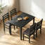 Ensemble de table de salle à manger moderne (doit inclure à la fois la table et la chaise), cuisine en bois aggloméré