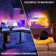 42W RGBCW Smart APP Waterproof LED Wall Sconce with Remote Dimmable DJ Light Bar(Set of 4)