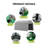 7X15 Ft Outdoor Storage Shed with 2 Roll Up Zipper Doors & Vents, Heavy Duty Portable Garage Tent, Waterproof All-Season Car Canopy