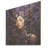 Woman Yoga Nidra In Purple - Yoga Wood Panel Wall Art On Natural Pine Wood-2076481851