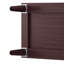Armoire de rangement brune de 70 pouces avec quatre portes et tablettes réglables, support de charge solide, portes décoratives de buffet faciles à entretenir de 70 po, surface propre-911152953