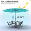 Parasol d'extérieur 90 po-552600545