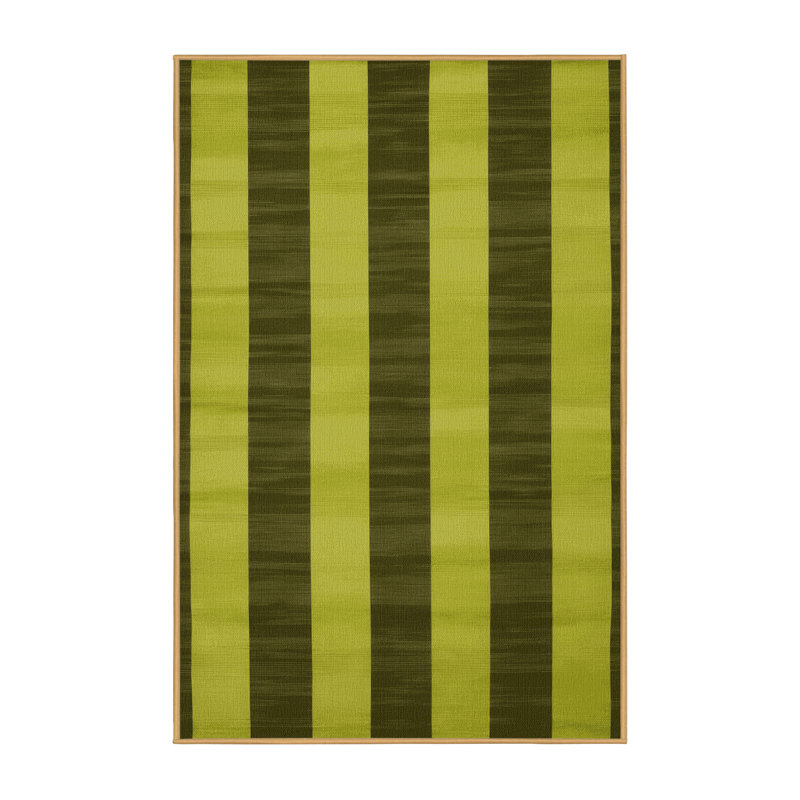 Machine Washable Checkered Brown Area Rug, Rectangle 5' x 8'