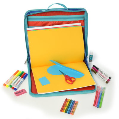 Travel Activity Kit Laptop Style Art Carrying Case