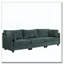 Canapé 3 places en tissu chenille profond-1689838326