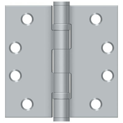 Roulements à billes Deltana S44HDBB26D 4 "x 4", HD, roulement à billes en chrome brossé
