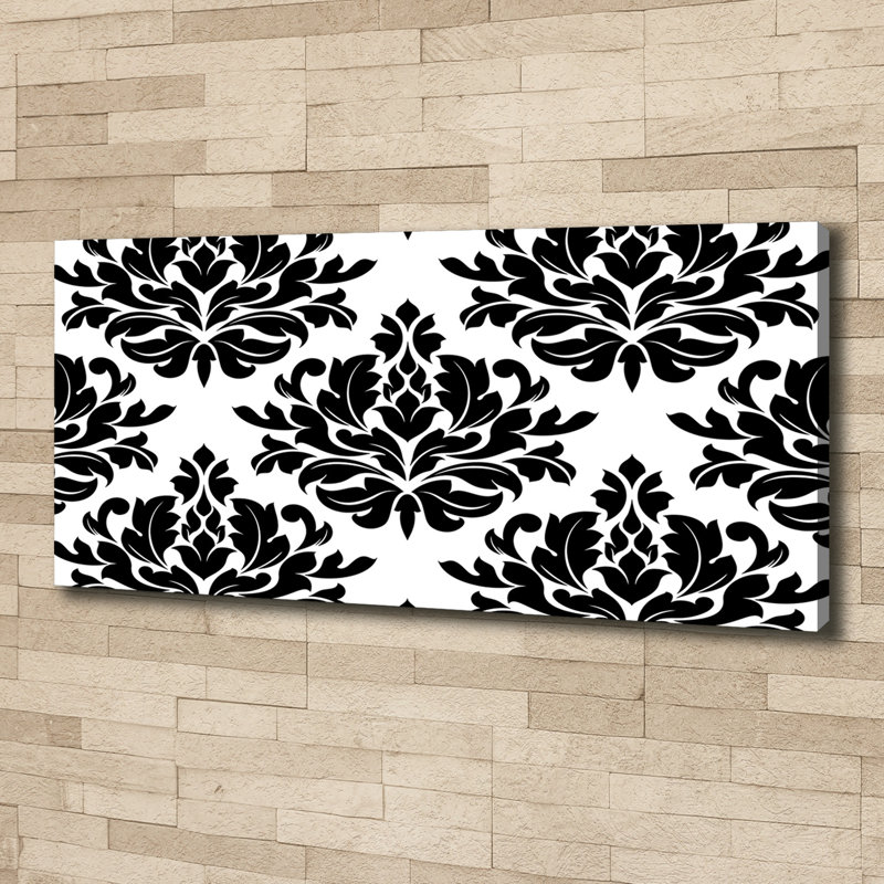 Ornaments background 1 Piece Wall Art, 50cm H x 125cm W x 2cm D, Canvas