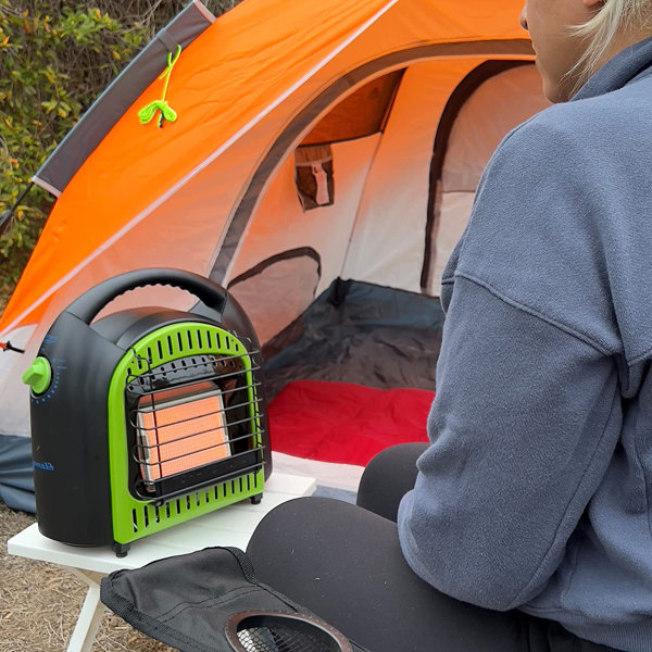 Flame King 10,000 BTU Propane Space Radiant Portable Heater for Camping ...