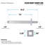 10 Inch Straight Ceiling Mount Shower Arm with Flange, Square Shower Arm for Rain Showerhead-125094907