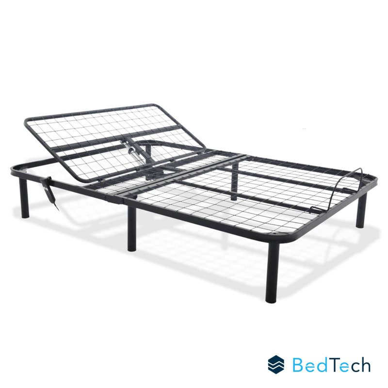 Adjustable Bed Base With Head Position Adjustment, King
