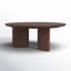 Barnard Round Wood Coffee Table-778362342