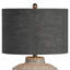 Lampe de table blanche craquelée 23,5 po Dahntay