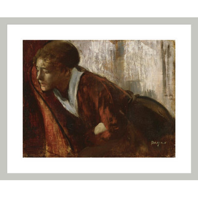 Melancholy by Edgar Degas -Framed Giclee Print